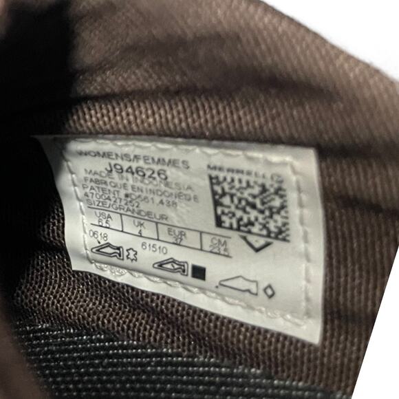 MERRELL Encore Bracken Brown Leather Braided Slide Q2 Slip On Shoe 6.5 Mules GUC - Picture 5 of 8